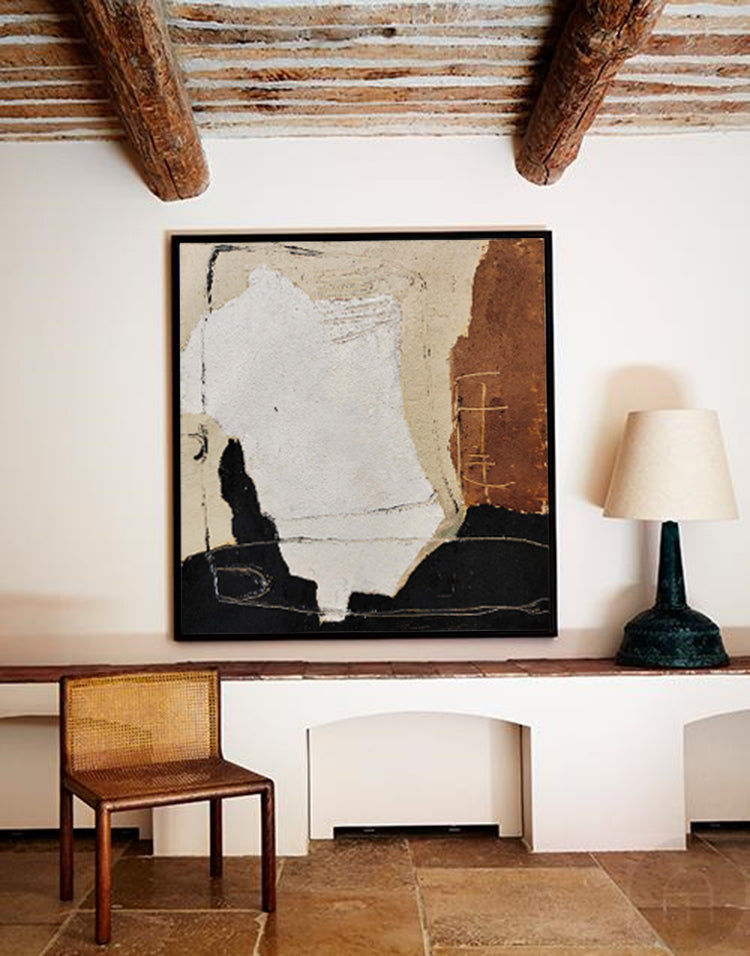 Contemporary Abstract Oil Painting for Modern Home Decor and Art Collection