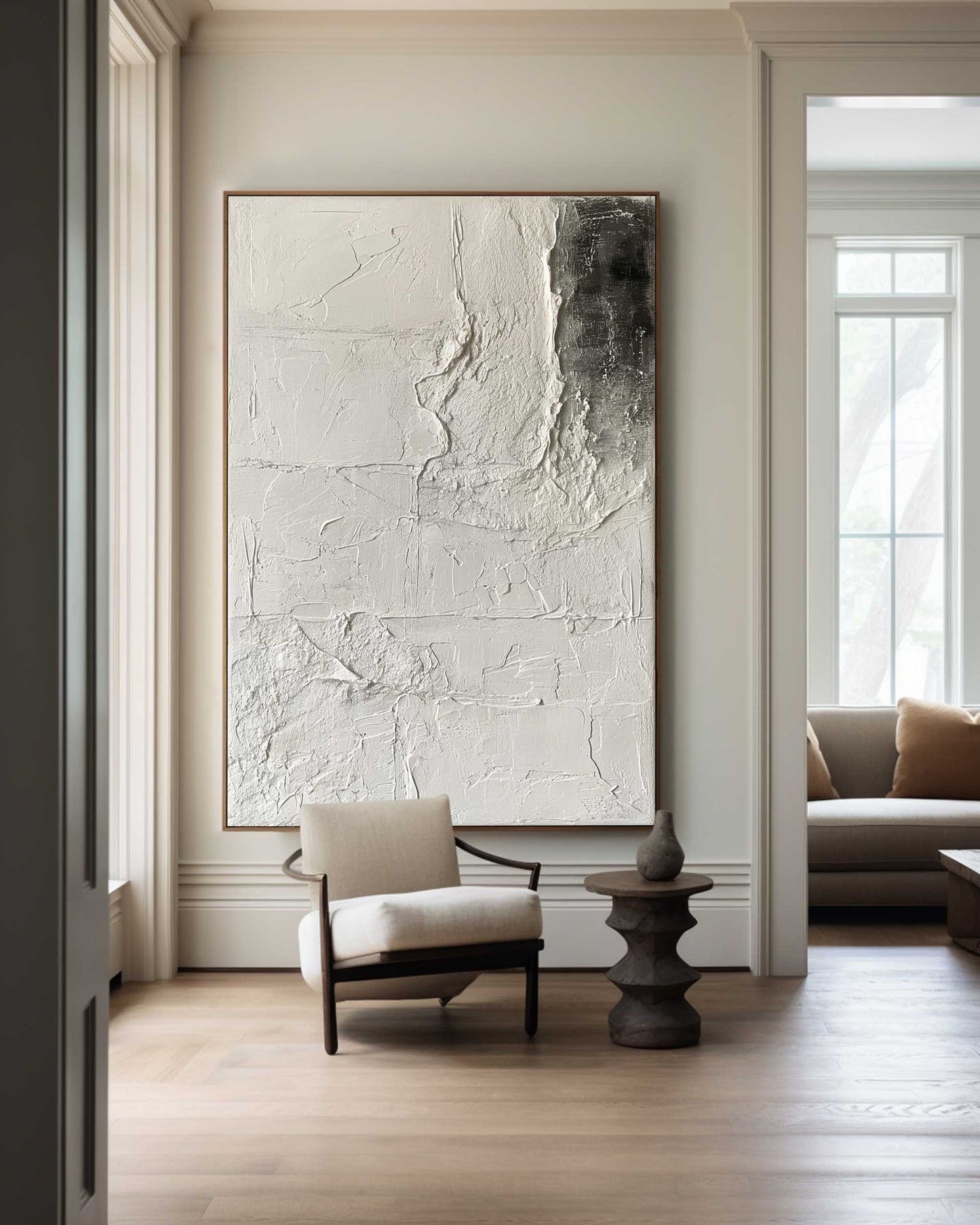 Contemporary Textured Abstract Oil Painting for Modern Art Enthusiasts