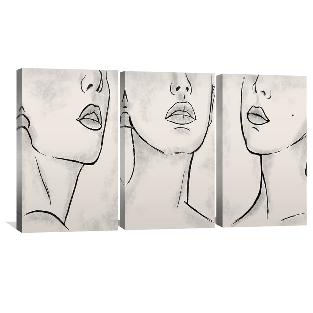 Emotional Abstract Expressions - Modern Minimalist Oil Painting for Elegant Decor
