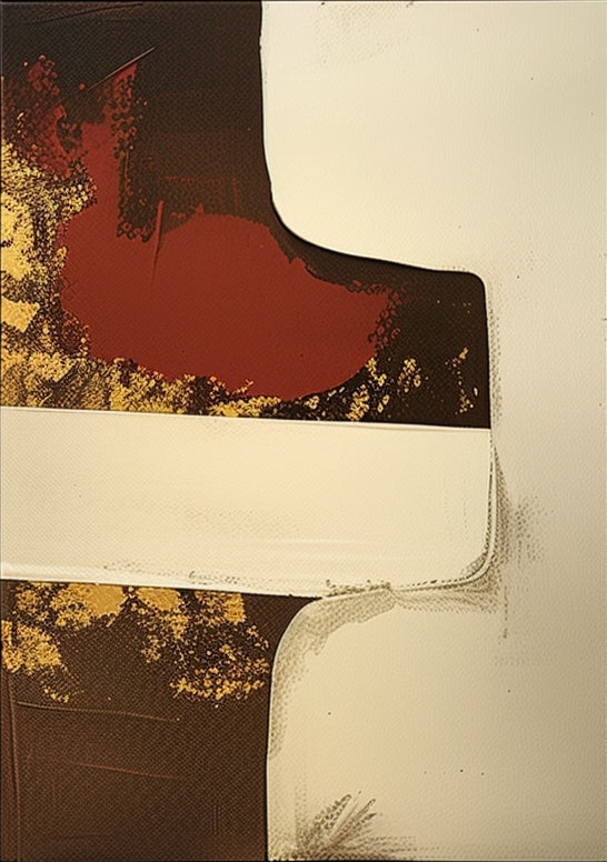 Contemporary Minimalist Oil Painting Set for Modern Home Decor