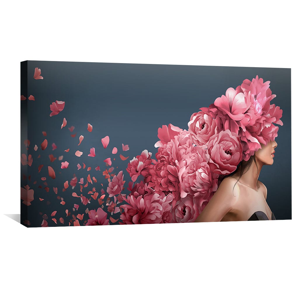 Enchanting Floral Beauty Oil Painting for Elegant Home Decor