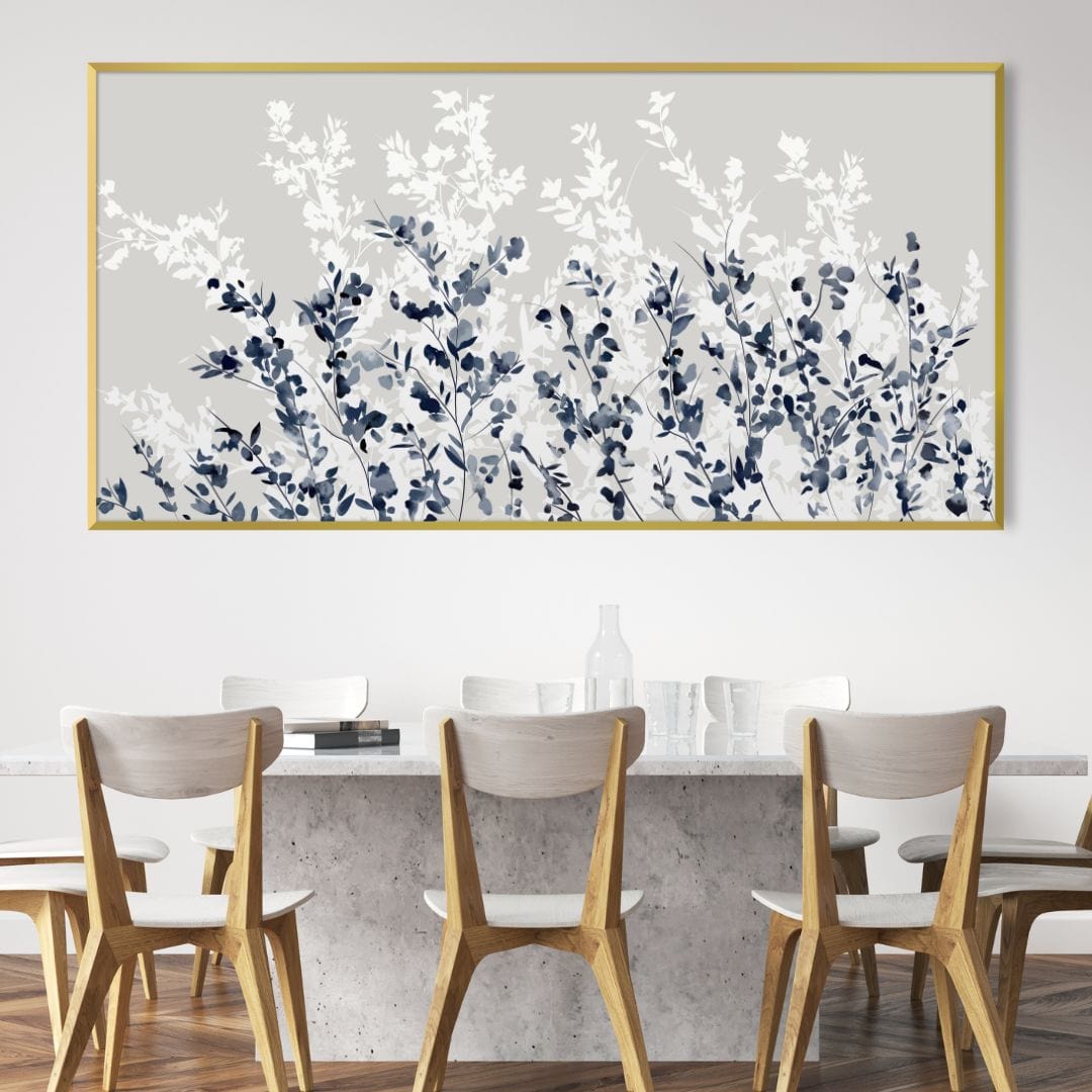 Elegant Floral Abstract Canvas Art for Modern Home Decor
