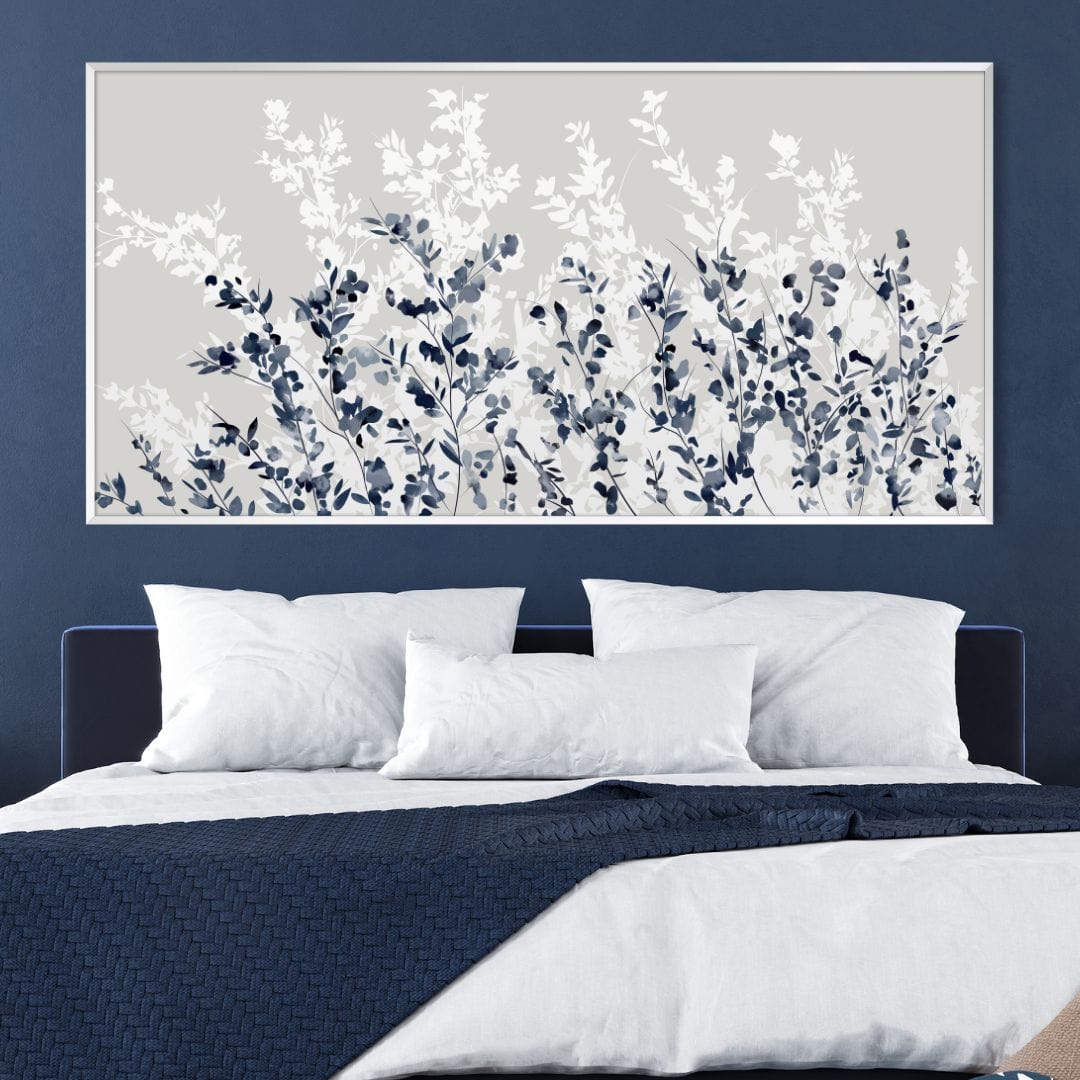 Elegant Floral Abstract Canvas Art for Modern Home Decor