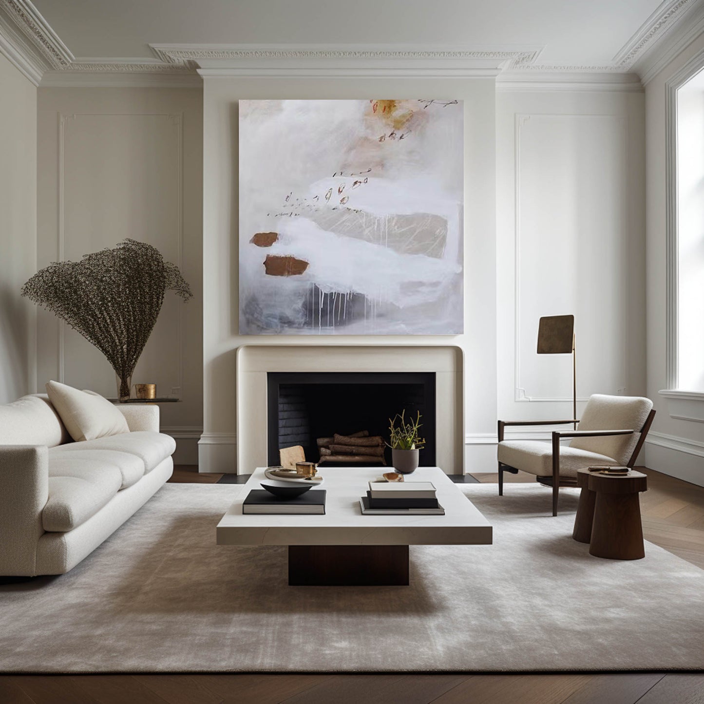 Contemporary Abstract Oil Painting for Modern Home Decor