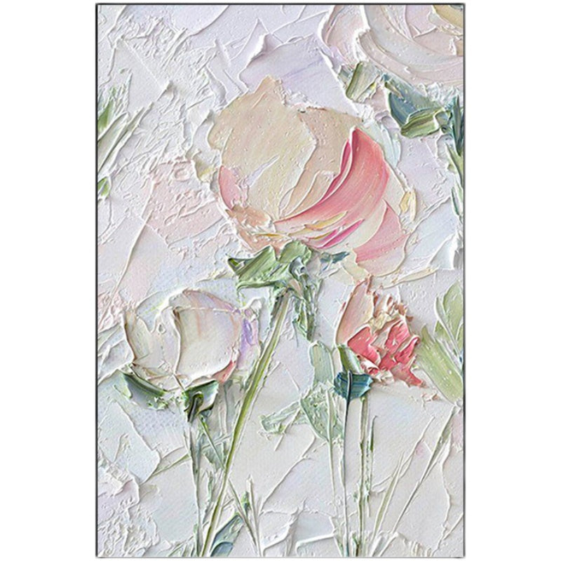 Large Abstract Flower Minimalist Elegant Beauty Oil Painting