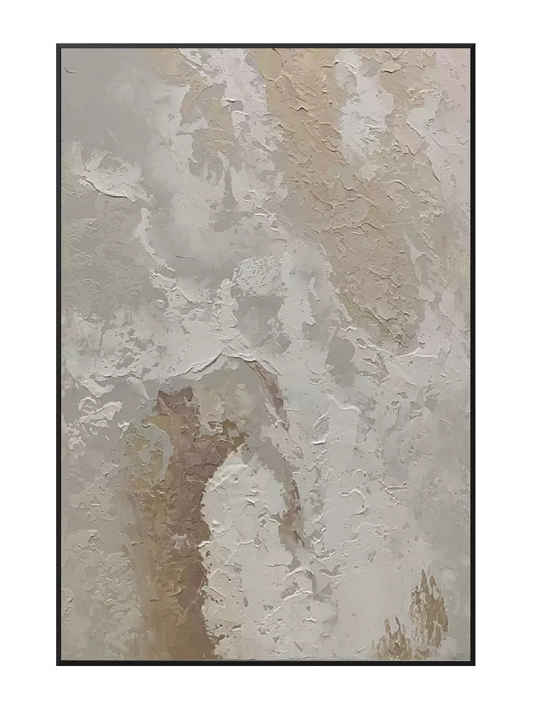 Natural Stone Neutral Aesthetic Oil Painting