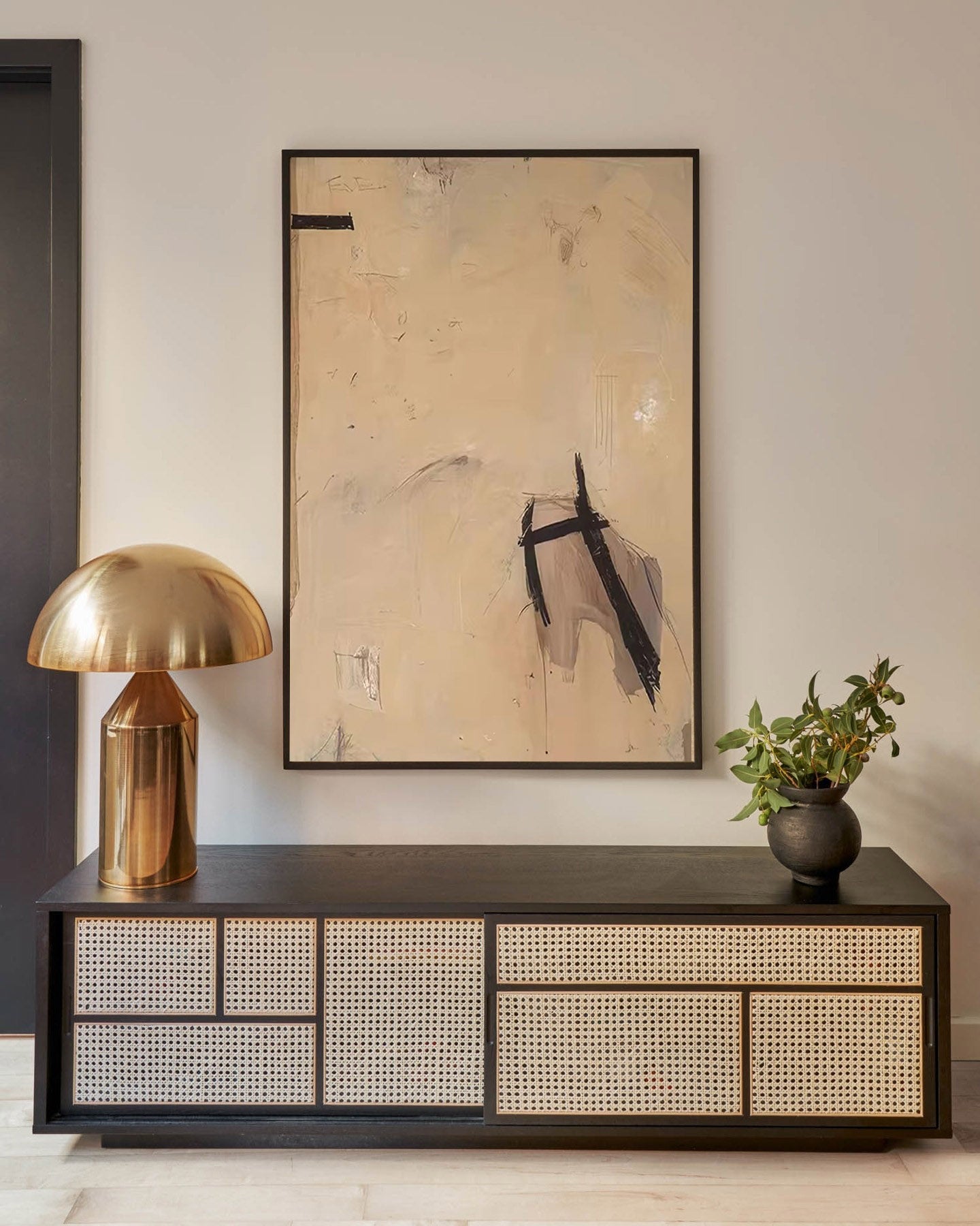 Modern Minimalist Abstract Oil Painting for Contemporary Home Décor