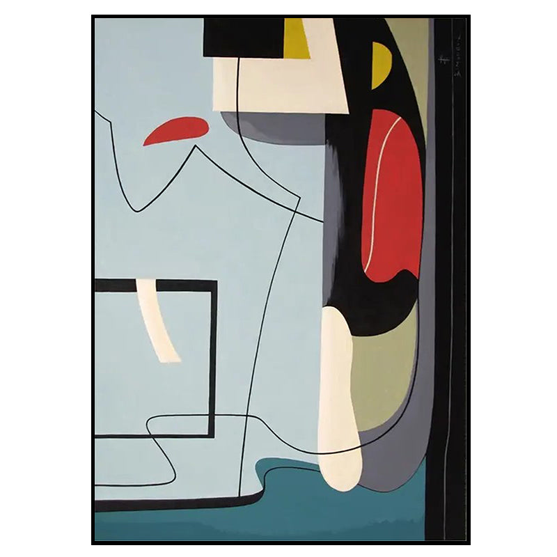 Contemporary Color Composition Abstract Oil Painting