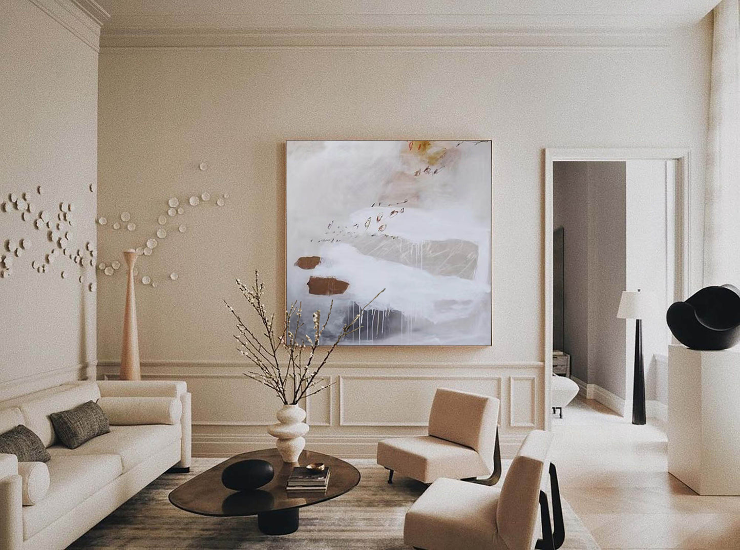 Contemporary Abstract Oil Painting for Modern Home Decor