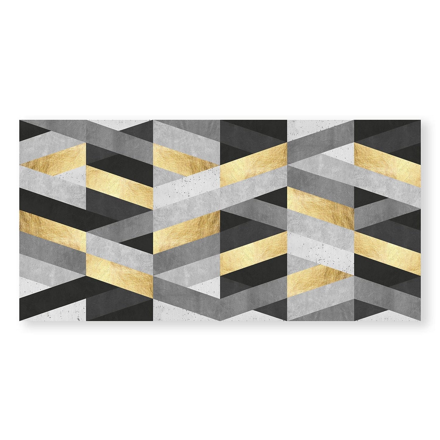 Geometric Marble and Gold Wall Art for Modern Home Decor