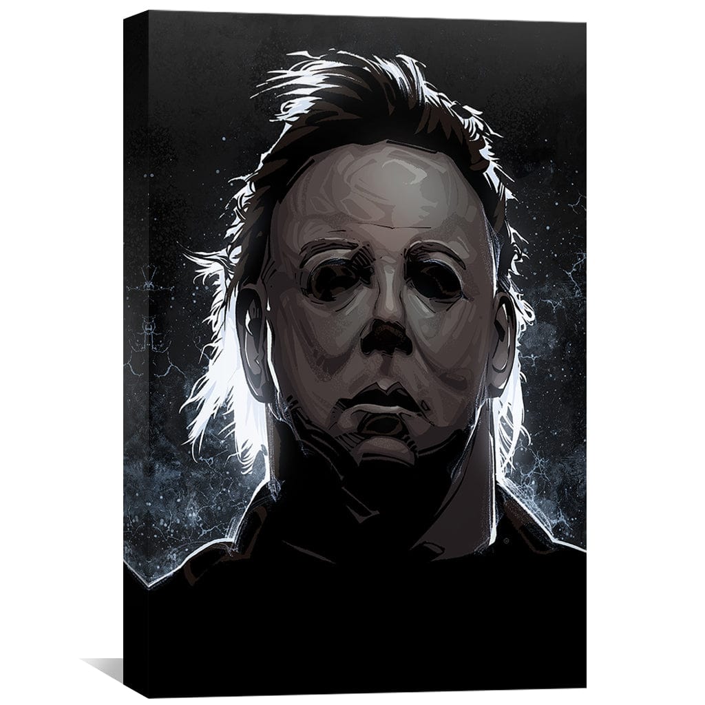 Haunting Michael Myers Canvas Art - Spooky Horror Room Decor