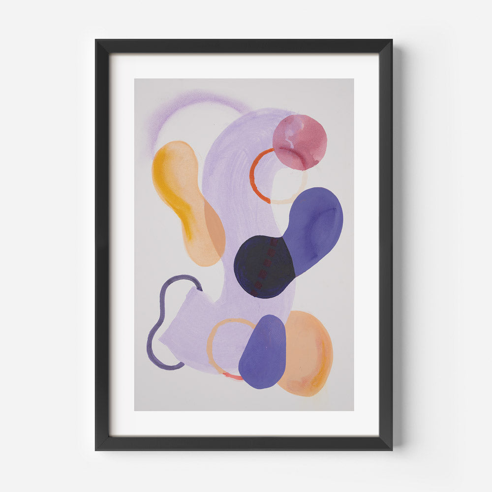 Colorful Abstract Oil Painting for Contemporary Home Decor