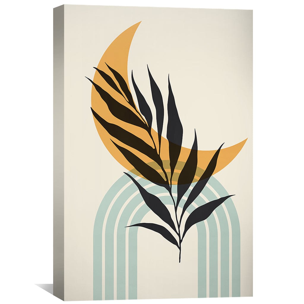 Contemporary Floral Abstract Canvas Art for Modern Home Decor