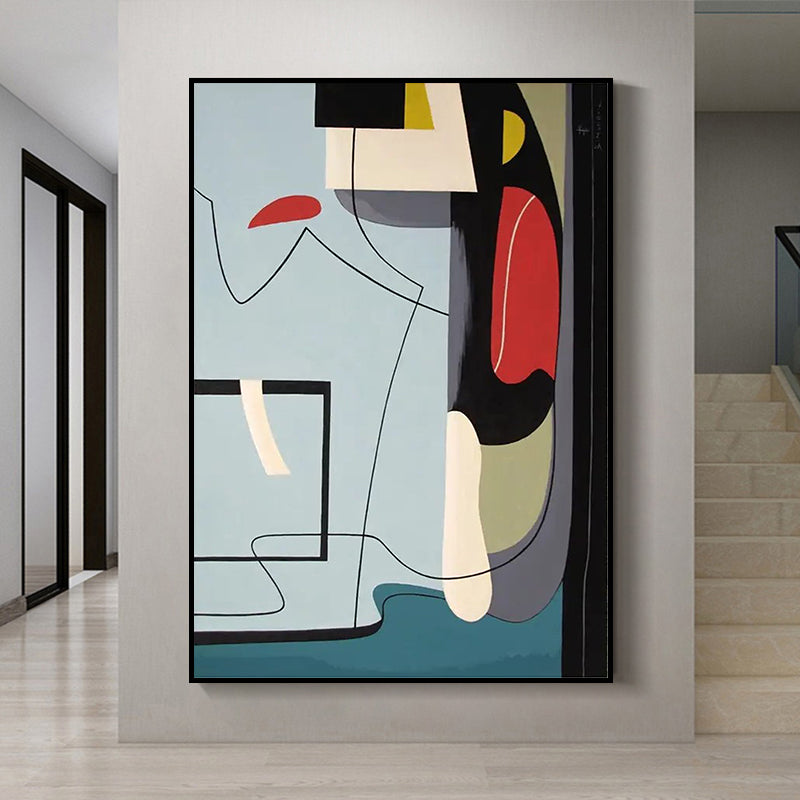 Contemporary Color Composition Abstract Oil Painting