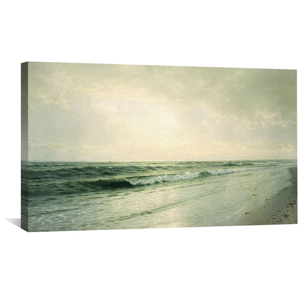 Serene Ocean View Oil Painting for Tranquil Home Decor