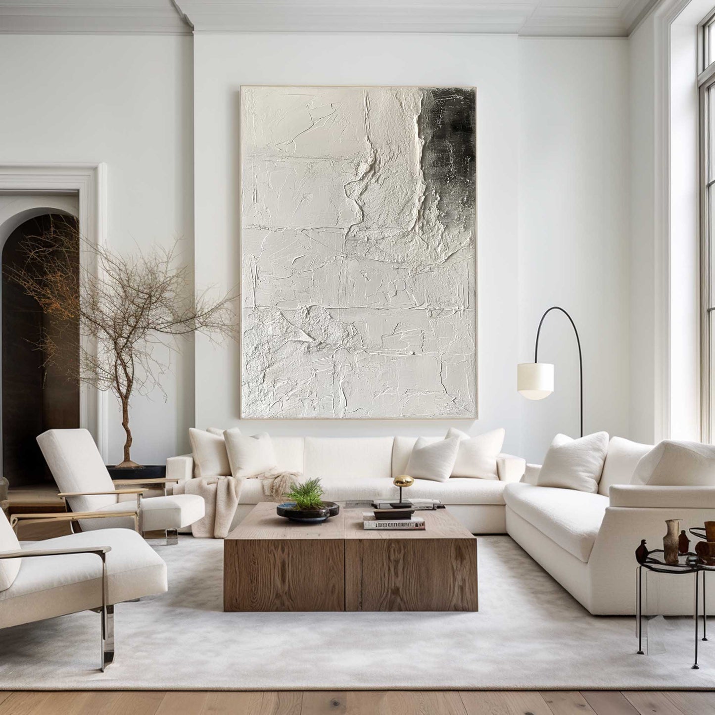 Contemporary Textured Abstract Oil Painting for Modern Art Enthusiasts