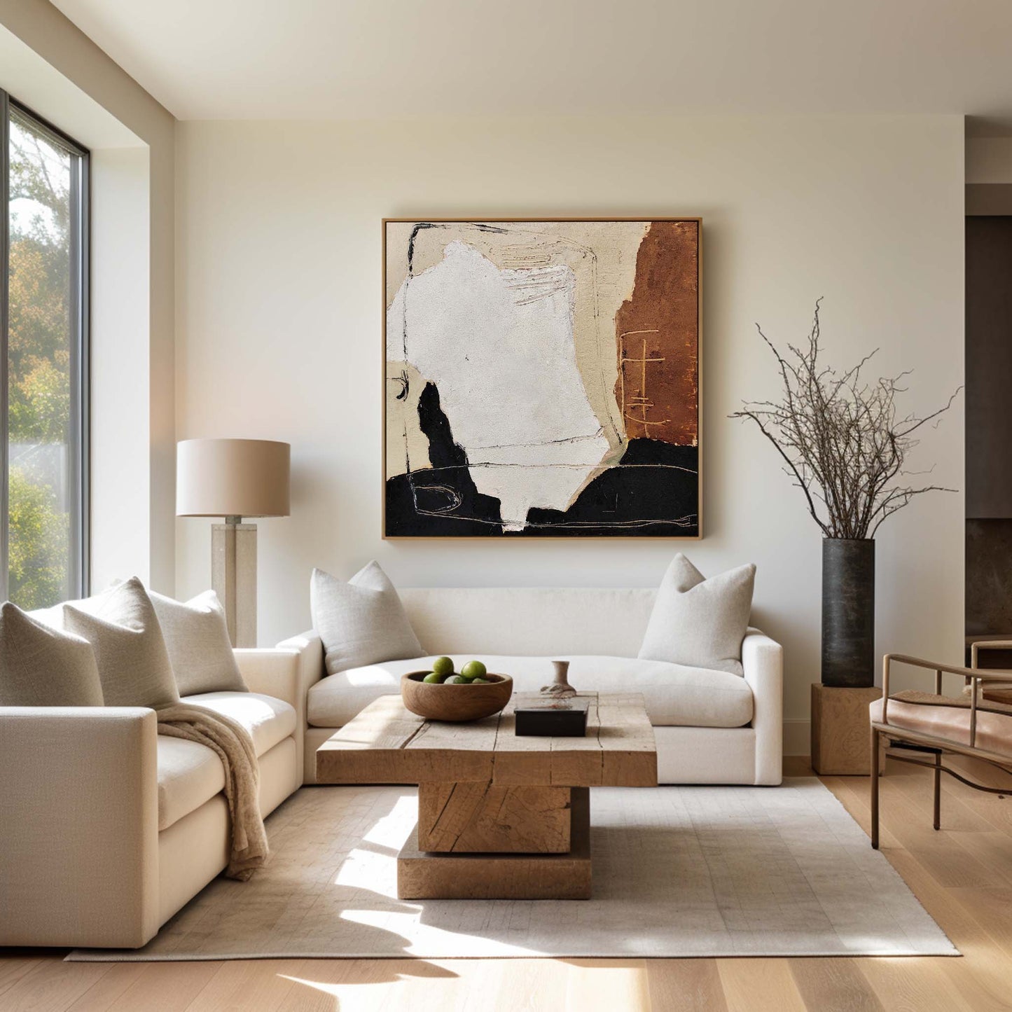 Contemporary Abstract Oil Painting for Modern Home Decor and Art Collection