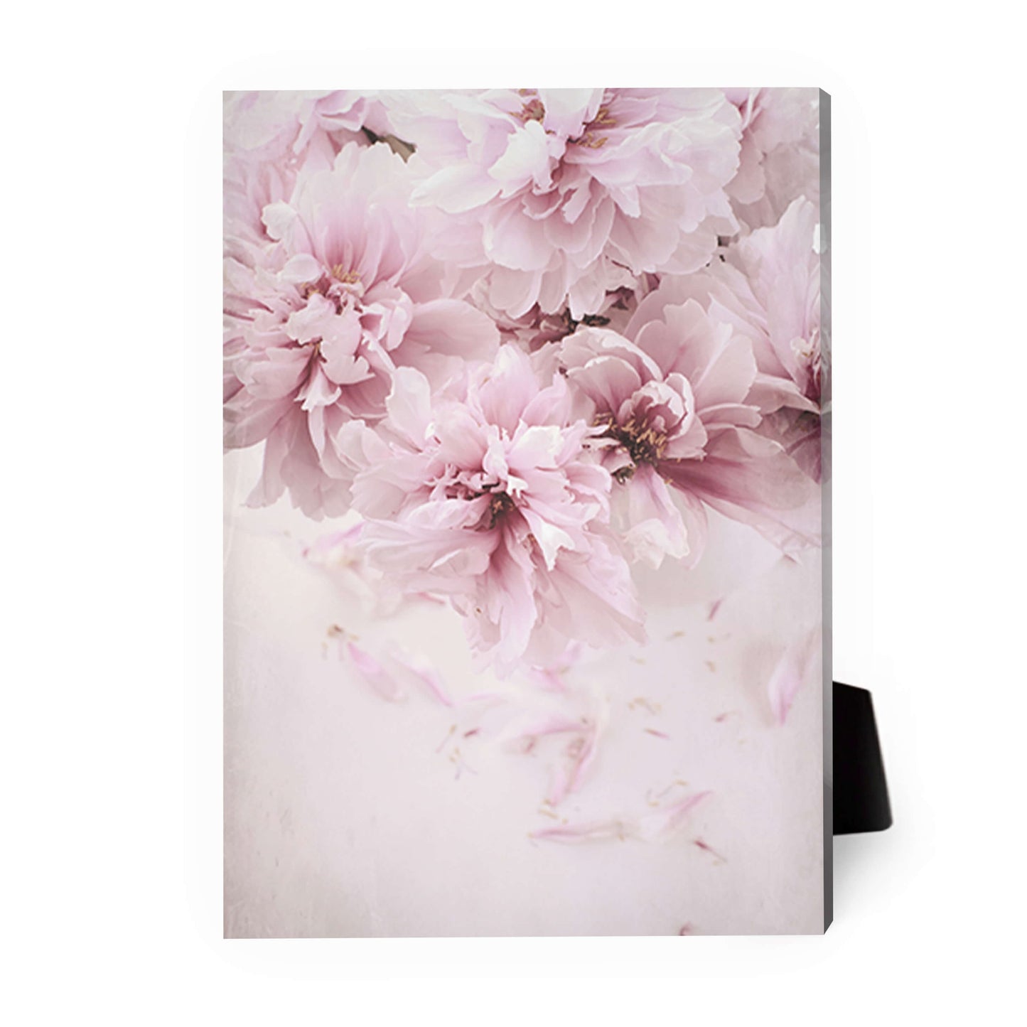Delicate Pink Floral Oil Painting for Elegant Home Décor