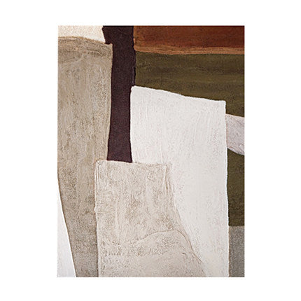 Dark Brown Neutral Toned Desert Aesthetic Oil Panting