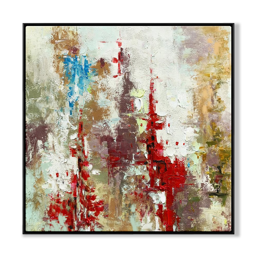 Colorful Abstract Oil Painting Inspired by a Secret Kingdom Fantasy