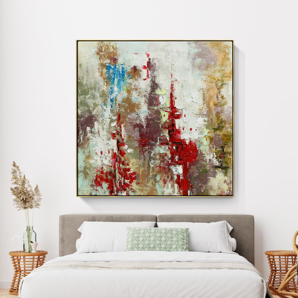 Colorful Abstract Oil Painting Inspired by a Secret Kingdom Fantasy