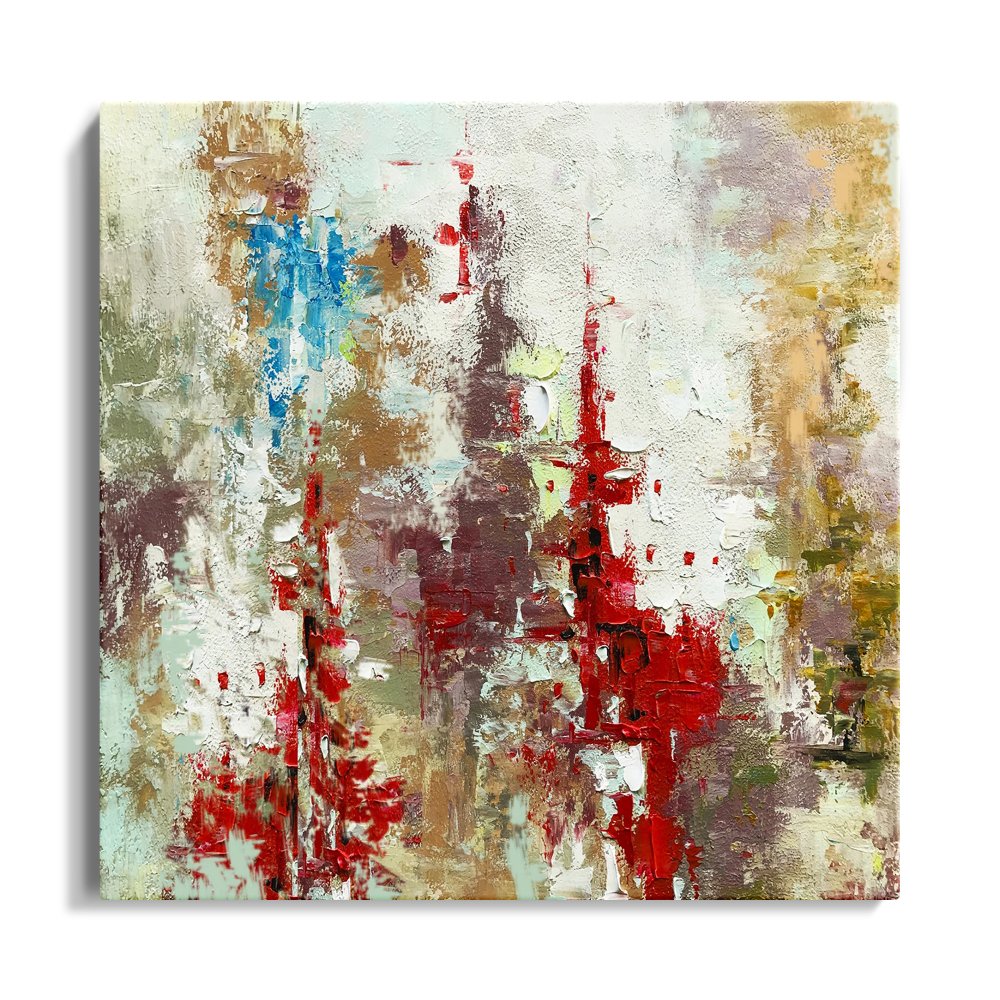 Colorful Abstract Oil Painting Inspired by a Secret Kingdom Fantasy