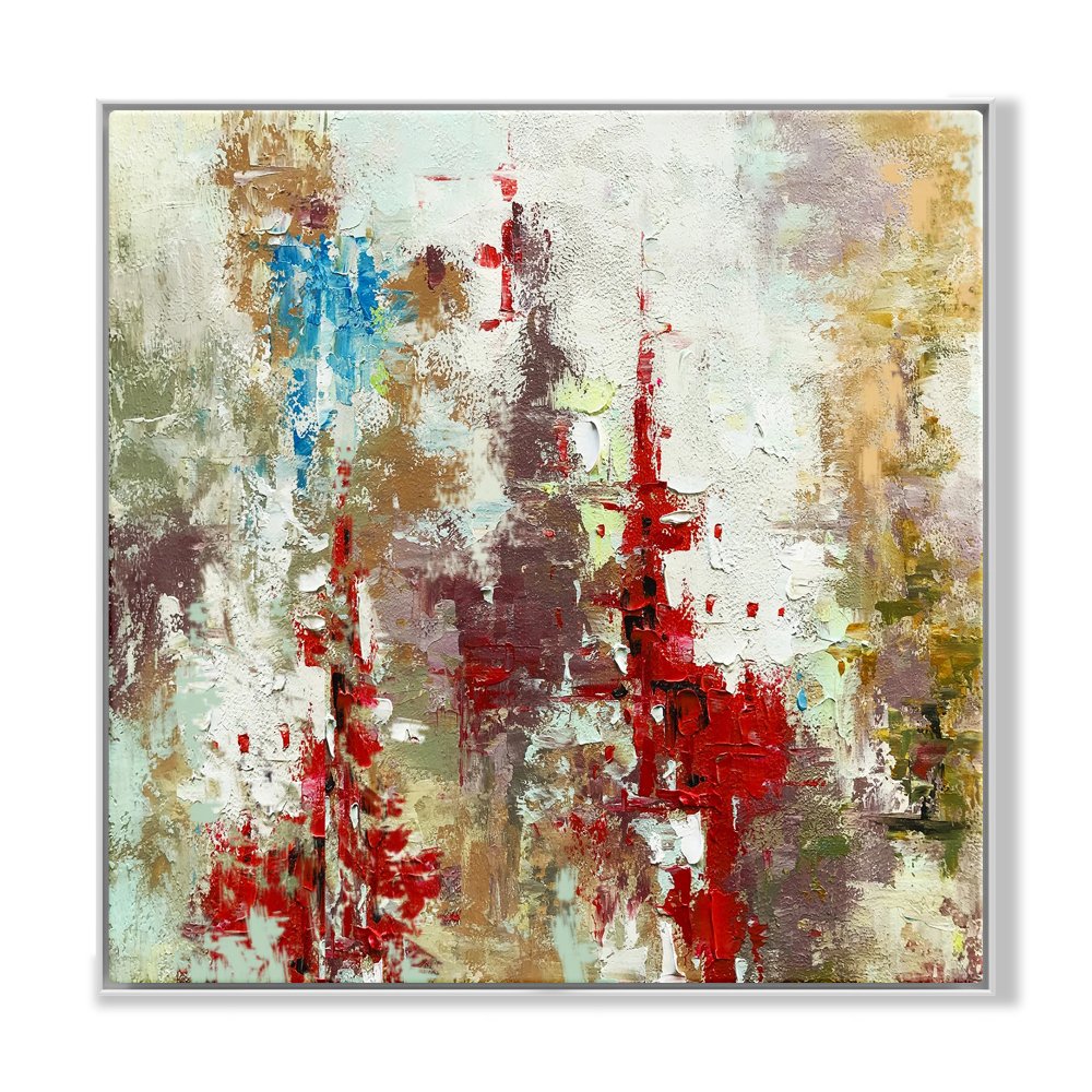 Colorful Abstract Oil Painting Inspired by a Secret Kingdom Fantasy