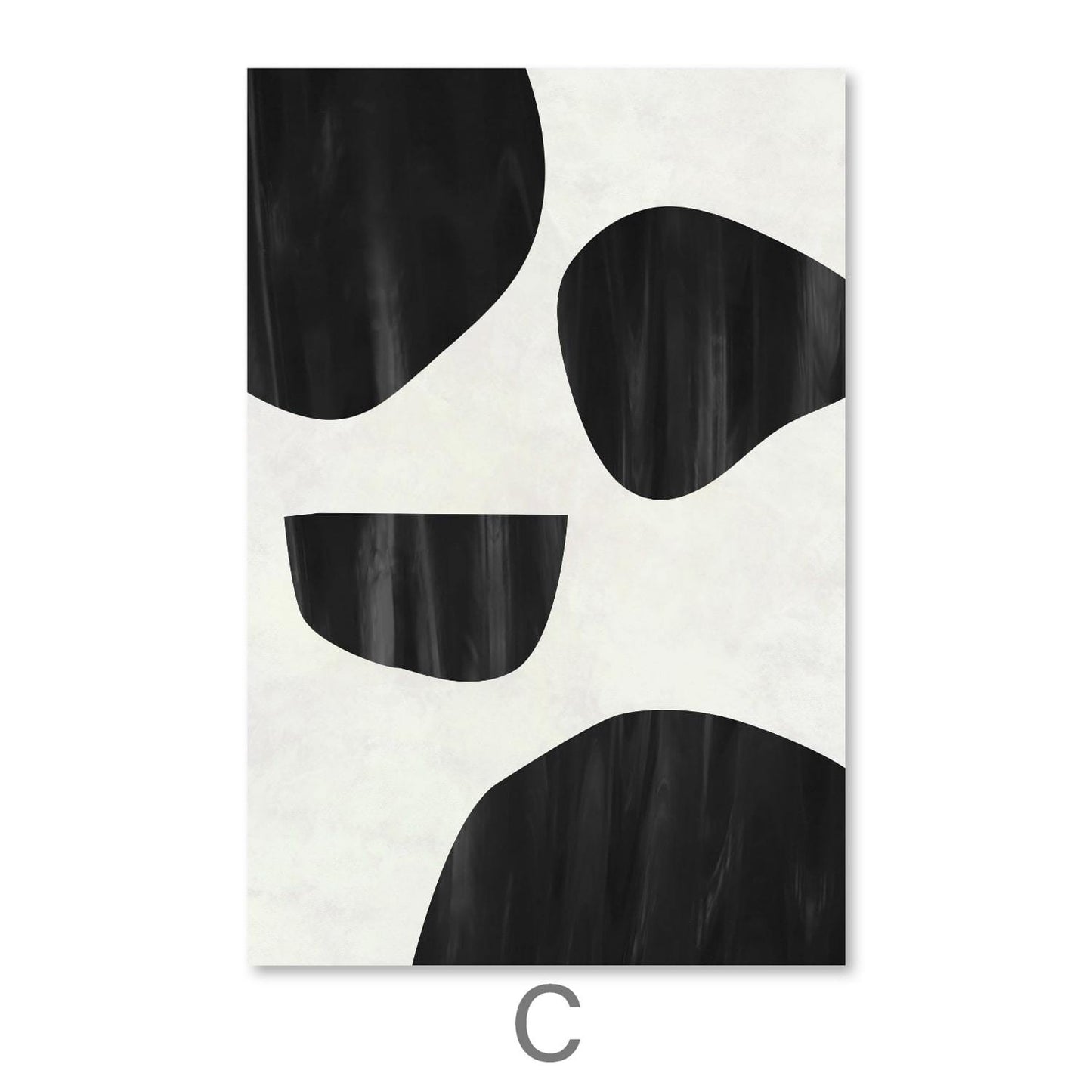 Modern Abstract Oil Painting with Geometric Designs for Contemporary Decor