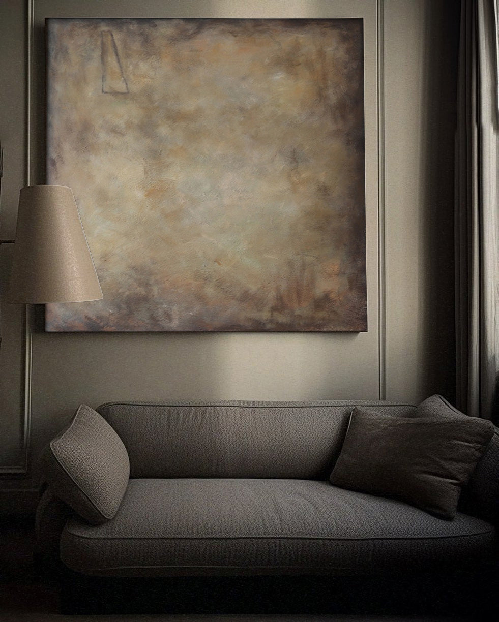 Contemporary Abstract Oil Painting for Modern Home Decor