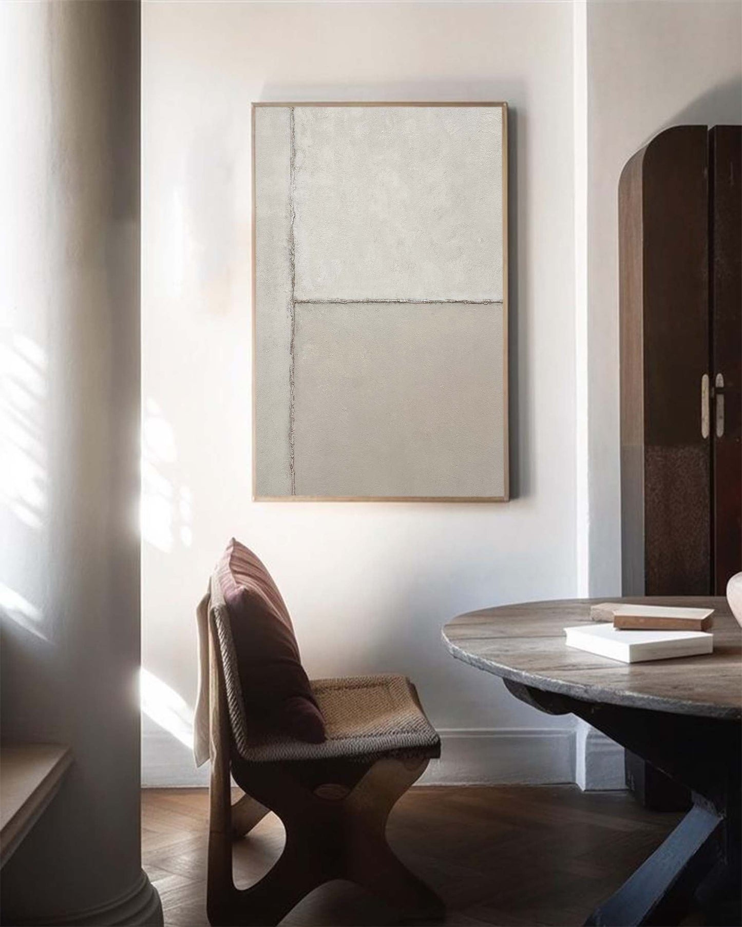 Contemporary Minimalist Oil Painting for Modern Home Décor and Art Enthusiasts