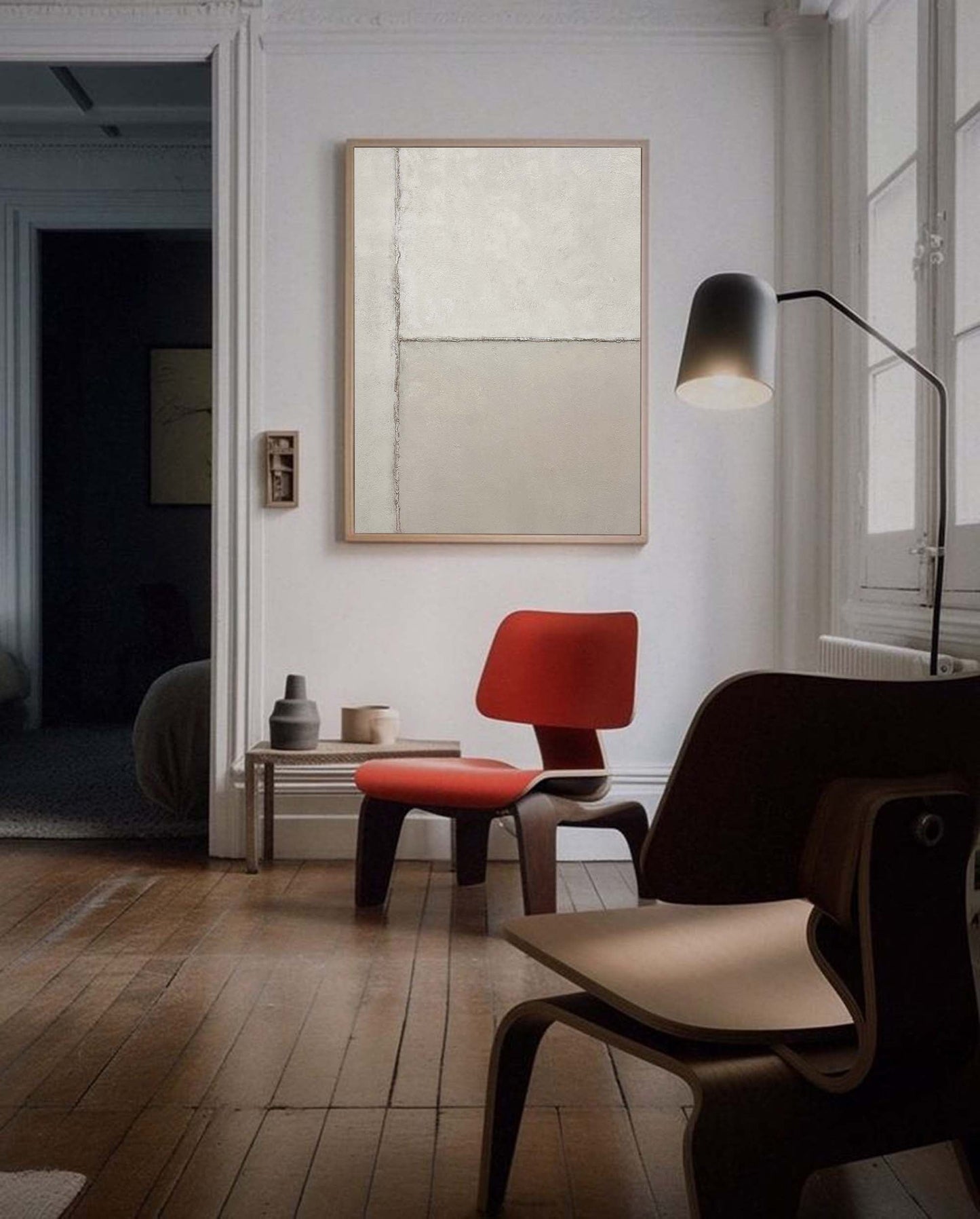 Contemporary Minimalist Oil Painting for Modern Home Décor and Art Enthusiasts