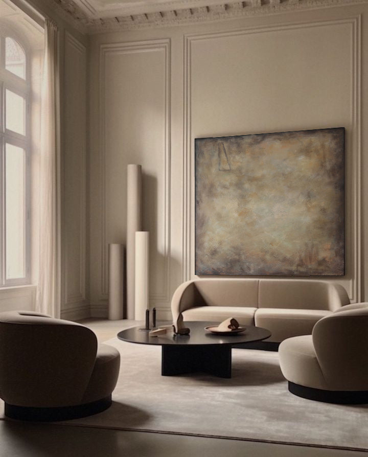 Contemporary Abstract Oil Painting for Modern Home Decor