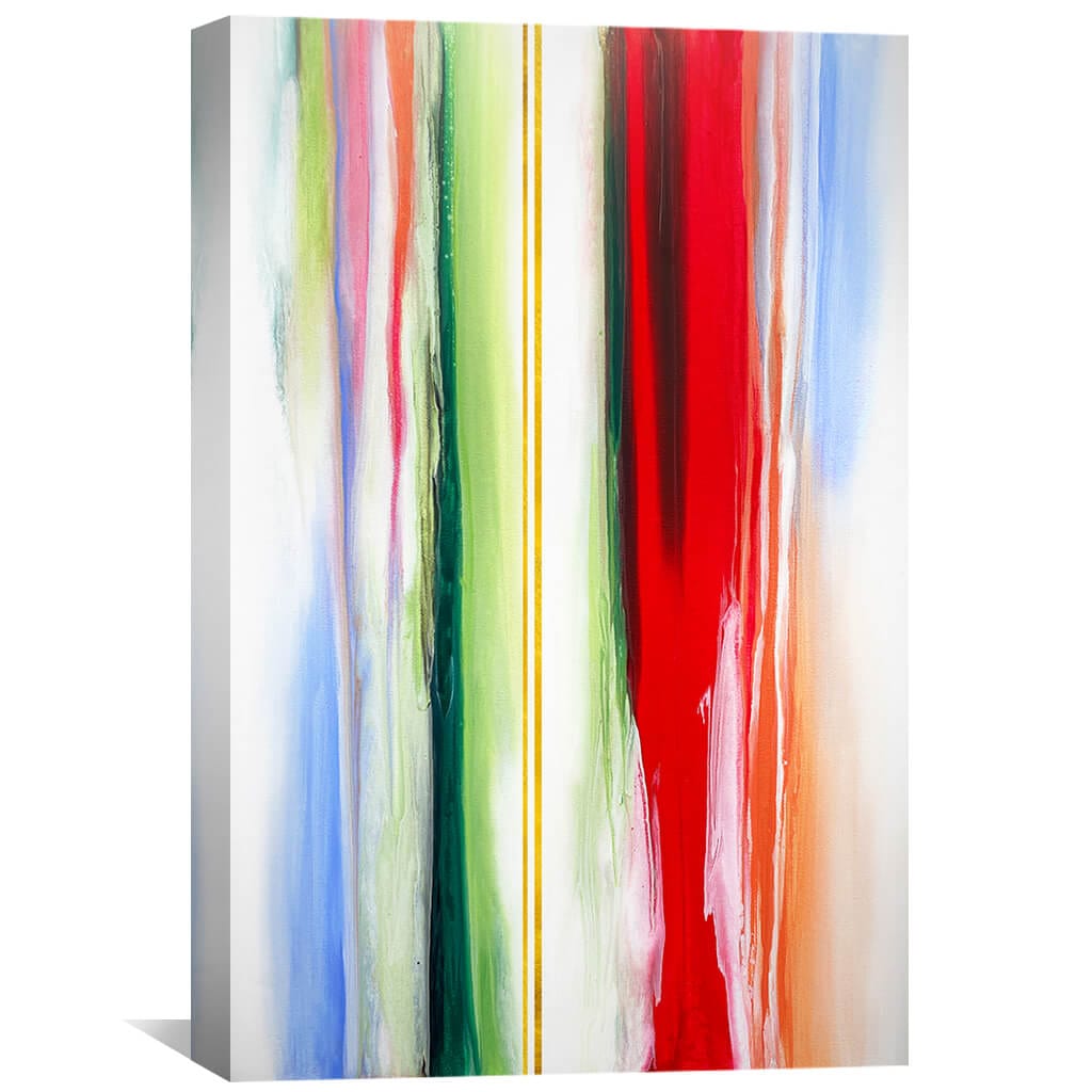 Colorful Abstract Oil Painting for Modern Home Decor and Art Collection