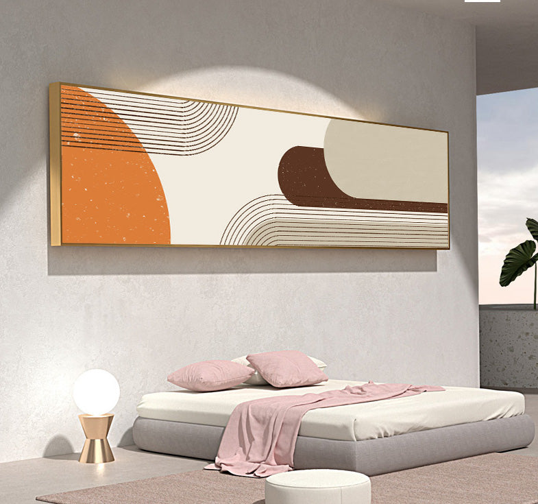 Long Neutral Arch Retro Desert Oil Painting