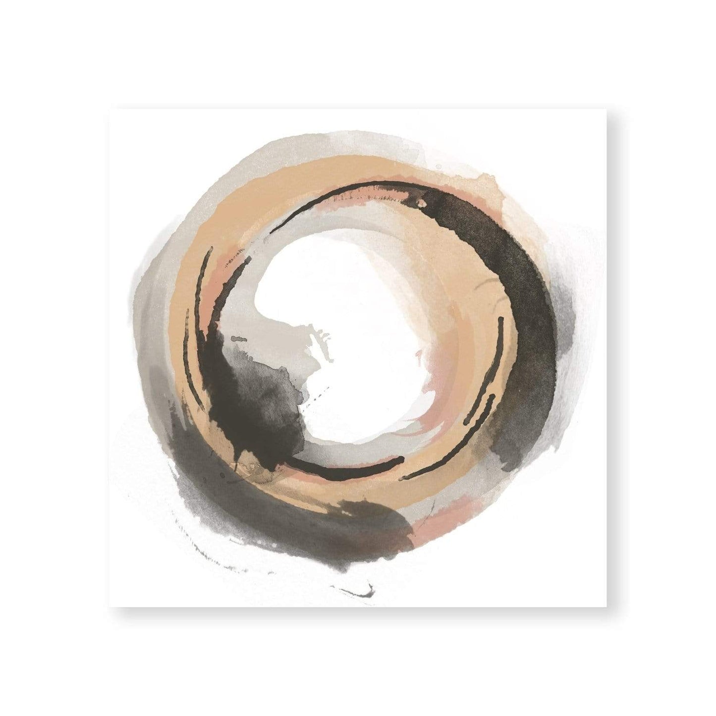 Abstract Circle Oil Painting for Modern Home Decor and Art Lovers
