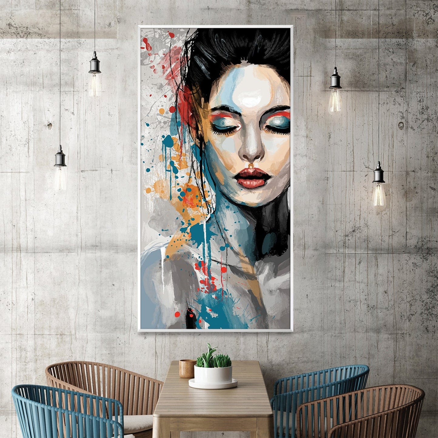 Abstract Beauty: Emotion and Color in Oil Painting Artwork