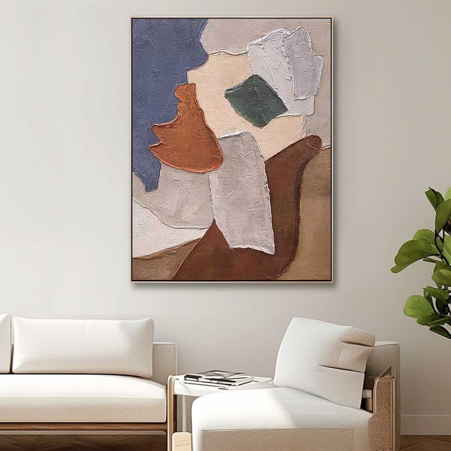 Contemporary Abstract Oil Painting for Modern Home Décor
