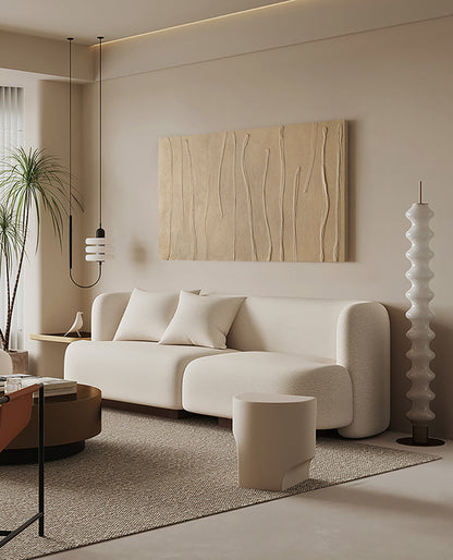 Elegant Minimalist Line Art Oil Painting for Modern Home Decor