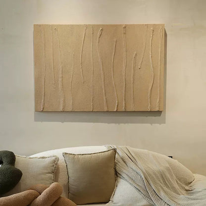 Elegant Minimalist Line Art Oil Painting for Modern Home Decor