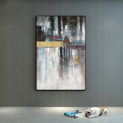 Abstract Oil Painting L'avenir - Modern Wall Art for Contemporary Home Decor