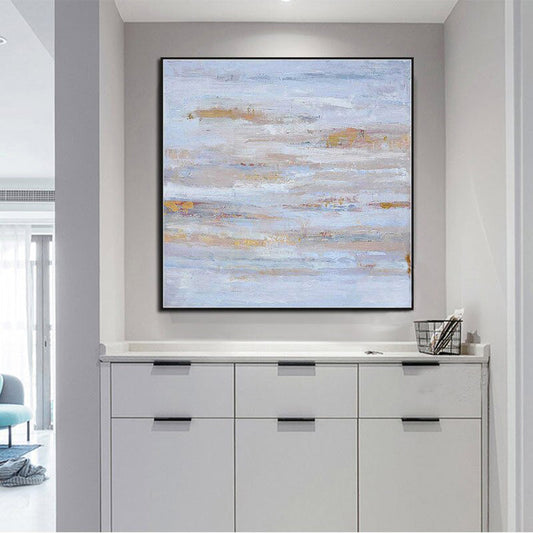 Tranquil Sand Dunes Oil Painting for Serene Home Decor and Relaxing Spaces