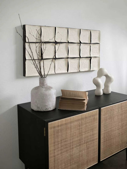 Modern Minimalist Geometric Oil Painting for Contemporary Home Decor