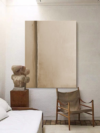 Elegant Minimalist Abstract Oil Painting for Modern Home D√©cor