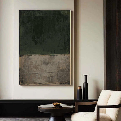 Serene Green and Neutral Abstract Art for Modern Home Decor