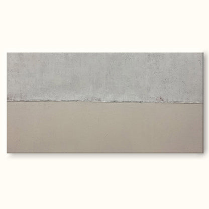 Serene Minimalist Abstract Oil Painting for Modern Home Decor