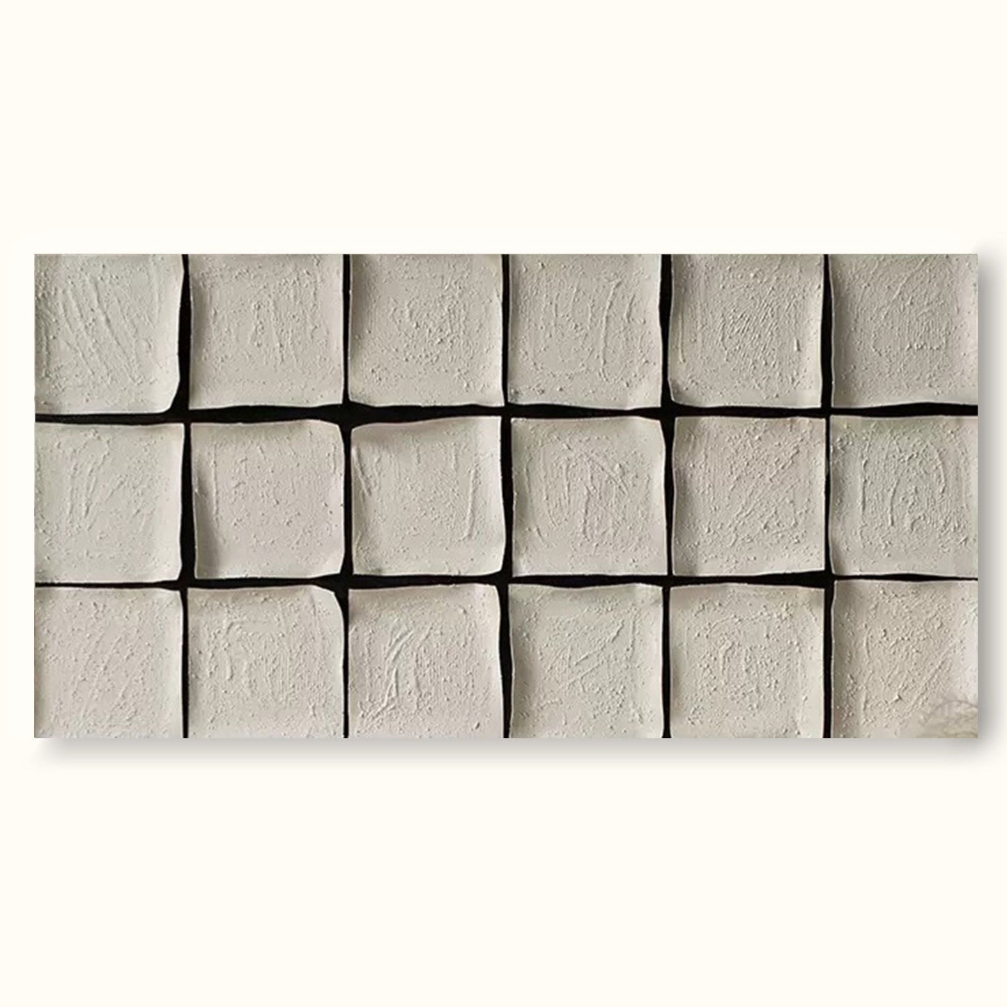 Modern Minimalist Geometric Oil Painting for Contemporary Home Decor