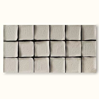 Modern Minimalist Geometric Oil Painting for Contemporary Home Decor