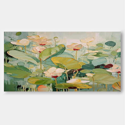 Vibrant Abstract Flower Oil Painting for Brightening Living Spaces