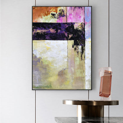 Abstract Oil Painting: Vibrant Colors and Bold Textures for Modern Decor