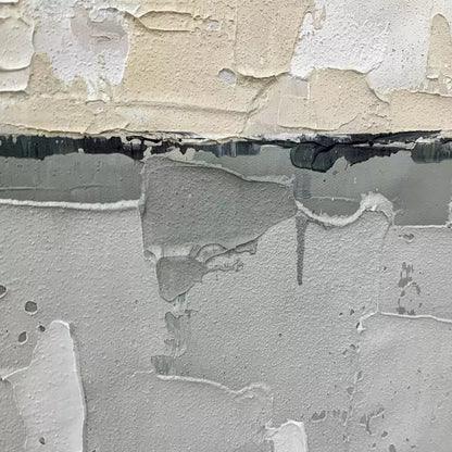 Contemporary Grey Abstract Oil Painting for Modern Home Decor